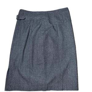 Express Design Studio Gray Wool Blend Pencil Skirt